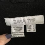 ZARA TRF Full Zip Up Jacket Black Hooded Womens Size M Athletic Photo 1