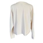 Aerie cream colored long sleeve stretchy pullover crop top sweater women's small Photo 3