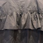 GOLD HAWK Ruffle Back‎ Button Down Shirt Jacket Black Cotton Poplin Size Large Photo 6