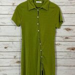 Emory park  Shirt Dress - Green - Large Photo 8