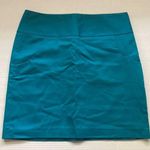 The Limited NWT  bright teal mini pencil pocket skirt, size 6 Photo 0