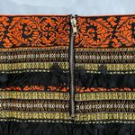 English Rose New Frayed Fringe Embroidered Striped Bandage Mini Skirt Photo 10