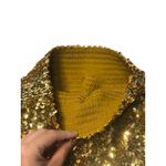 Stunning Gold Sequin Stretch Tube Top USA Made 10"x9.75" – Retro Womens Classic Size undefined Photo 3
