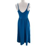 Athleta  Elation V-Neck Hybrid Dress Dark Lapis Blue Sz S Photo 3