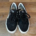 Vans  Black Suede Unisex Low-Top Sneakers, Size 7.5 Photo 5