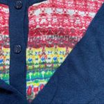 Anthropologie  Sparrow Cardigan Rainbow Cardigan Scoop Neck Watercolor Medium Photo 1