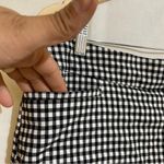 Chico's Chico’s Gingham Pull-On Skort Black White Size 3 (16) Photo 5