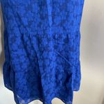 Anthropologie 31. Swing Halter Top Sleeveless Electric Blue Size Small Photo 2