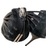 L.A.M.B. .A.M.B. Walcot Black Leather Bootie Sandal Heels size 8 Photo 6