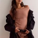 We The Free Free People  “Iris Layering Top” in Cafe Latte, NWOT Photo 3