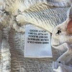 Le lis High Praise Smocked Short Sleeve Crop Top White with Navy Stars Size S Photo 9