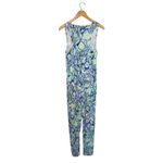 Lilly Pulitzer  Paulina Jumpsuit Women’s Size S Indigo Sunset Swim Floral Preppy Photo 2