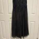 Tadashi Shoji  Metallic Off The Shoulder Gown Photo 2