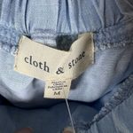 Cloth & Stone Anthropologie ‎ Frayed Edge Chambray Layered Mini Skirt sz Medium Photo 4