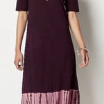 J.Jill  PureJill TIE-DYED-BORDER MIDI DRESS Photo 0