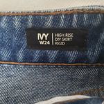 Buffalo David Bitton  Skirt Women’s 24 Denim Sequined  Hi Rise Choose Len… Photo 3