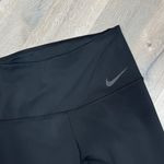 Nike Power Gym Flutter Feathers Print Leggings Black Grey Womens Small Photo 5