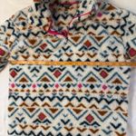 Eddie Bauer  1/4 Zip Quest Plush Fleece Pullover Jacket Size M Multicolor Aztec Photo 5
