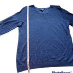 a.n.a 𝅺 woman navy blue basket weave sweater top size 1X Photo 3