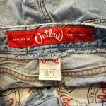 OUTLAW DENIM High Rise Straight Leg Light Wash Denim Jeans Size 3 Vintage Y2K Blue Photo 3