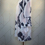 Bar III Bar‎ III Ruffle-Sleeve Shift Dress in Pink Combo Photo 7