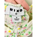 NWT RIXO x Target Daisy Print 3/4 Sleeve Sweetheart Swing Midi Green Women's 6 Photo 6