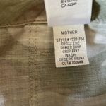 MOTHER The Shaker Chop Crop Fray Camo Pants Y2K Mid Rise Streetwear Size 26 White Photo 7