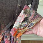 Desigual Long Freya Turtleneck Tunic Sweater Knit Chiffon $122 M Photo 3