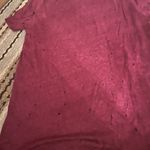 IRO  Holey Tee in Wine Small Photo 6