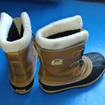 Sorel  Tan Black Waterproof Insulated Winter Snow Boots SIZE 5 Photo 2