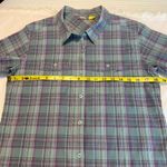 Cabela's Cabela’s Plaid Short Sleeve Button Down Shirt Women’s Size Medium Lightweight Photo 6