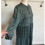 Max Studio Green Maxi Boho Fairy Cottage Evergreen Dress Large - NWOT Photo 9