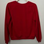 Maeve  Daniela Berkout More Amore Graphic Red Crewneck Sweatshirt XS Photo 6