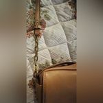 Merona   Tan mini flap Leather Crossbody Bag like new Photo 3