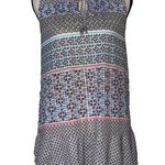 Style & Co  womens sz medium new wave multi color sleeveless top with lace trim Photo 0