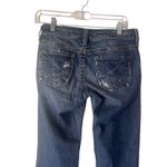 Silver Jeans Silver‎ Women's Size 26 X 31 Lola Mid Rise Medium Wash Distress Bootcut Jeans Photo 1