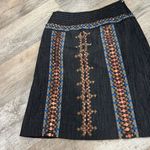 Etcetera  Black embroidered Skirt size 0 Photo 1