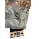 VTG Y2K Denim & Co. L Denim Jacket Embroidered Floral Boho Light Wash Top Blue Size L Photo 9