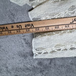 J Jill Lace Cardigan Womens L‎ Ivory Sheer Ruffle Romantic Boho Cottagecore Size L Photo 6