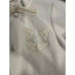 Vintage long, white cream coat, Jordan marsh Italy 60's 70's small Photo 5