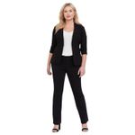 Torrid  Plus Size 3X Jacket Studio Lexington Millennium Stretch‎ Blazer Black 425 Photo 3