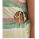 Aerie NWT Linen Blend Striped Multi Color Women’s Dress Size XL Photo 3