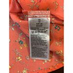 Gap  Cottage Peasant Shirt Womens XS V Neck Pullover Prairie Floral Ruffle Sleeve Photo 4