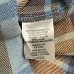 Ford Bronco Flannel Shirt Womens L Blue Plaid Button Up Shacket Official Retro Size L Photo 4