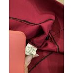 Phoebe Couture  A line Burgandy stitch detail short sleeve mini swing dress sz 10 Photo 5