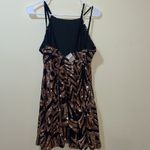 Akira Womens New  Ending Sequin Dress Black Rose Gold Photo 4