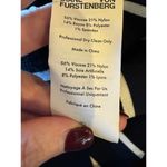 Diane Von Furstenberg Diane Von‎ Furstenberg Skirt Women Small Blue Black Striped Knit Terry Pencil Photo 7