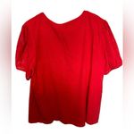 Karl Lagerfeld  Paris Red Eyelet Blouse
Measurements in pictures Photo 4