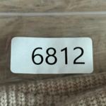 Michael Kors  Sweater Womens Beige Rib Knit Long‎ Sleeve Mock Neck Neutral Large Photo 7