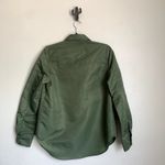 NWT Sammy B High Low Nylon Shirt Jacket in Sage Green Size XS Photo 3